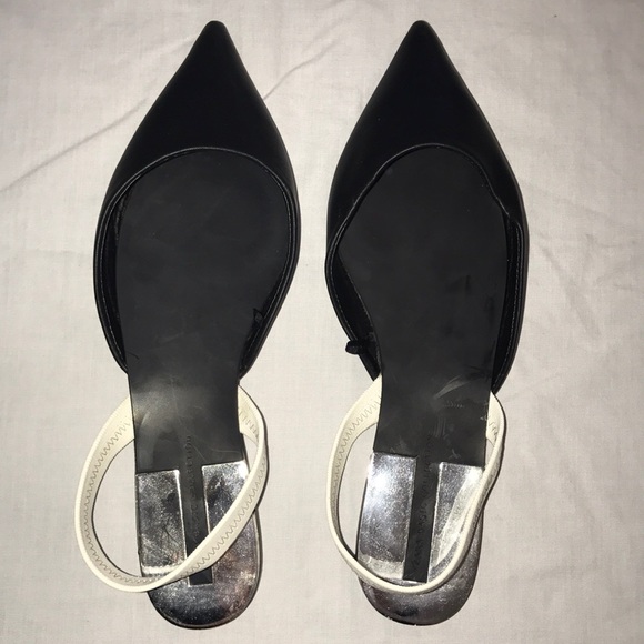 ZARA Basic Collection | Sling-back Flats - Picture 4 of 6